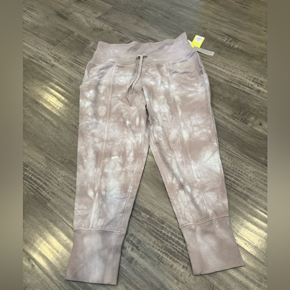 All in Motion Tie-Dye Joggers in Pink and White - Picture 1 of 3